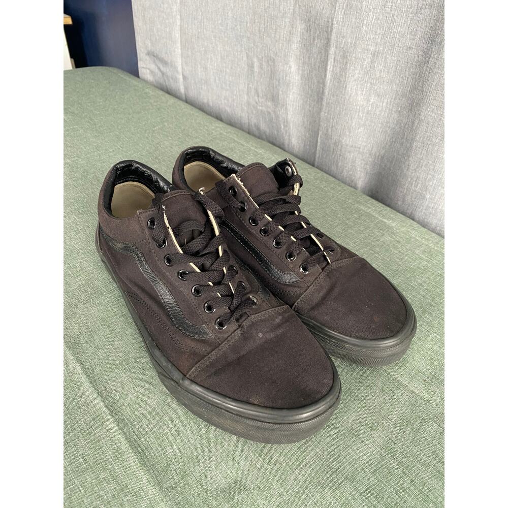Vans Old Skool Black Out Sneakers - Size 11 Men - Low Top Skate Shoes
